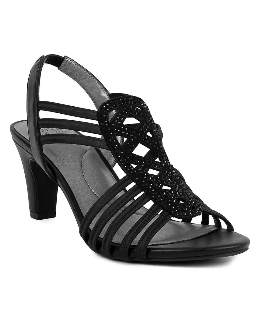 Jones New YORK Women's Danely Strappy Dress Sandals - Soft Gold - 9M