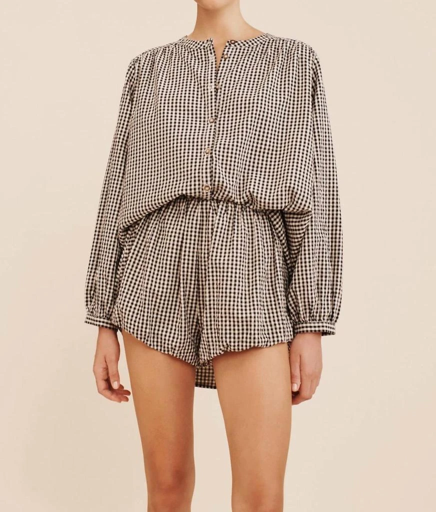 Posse Mira Shirt In Gingham 1