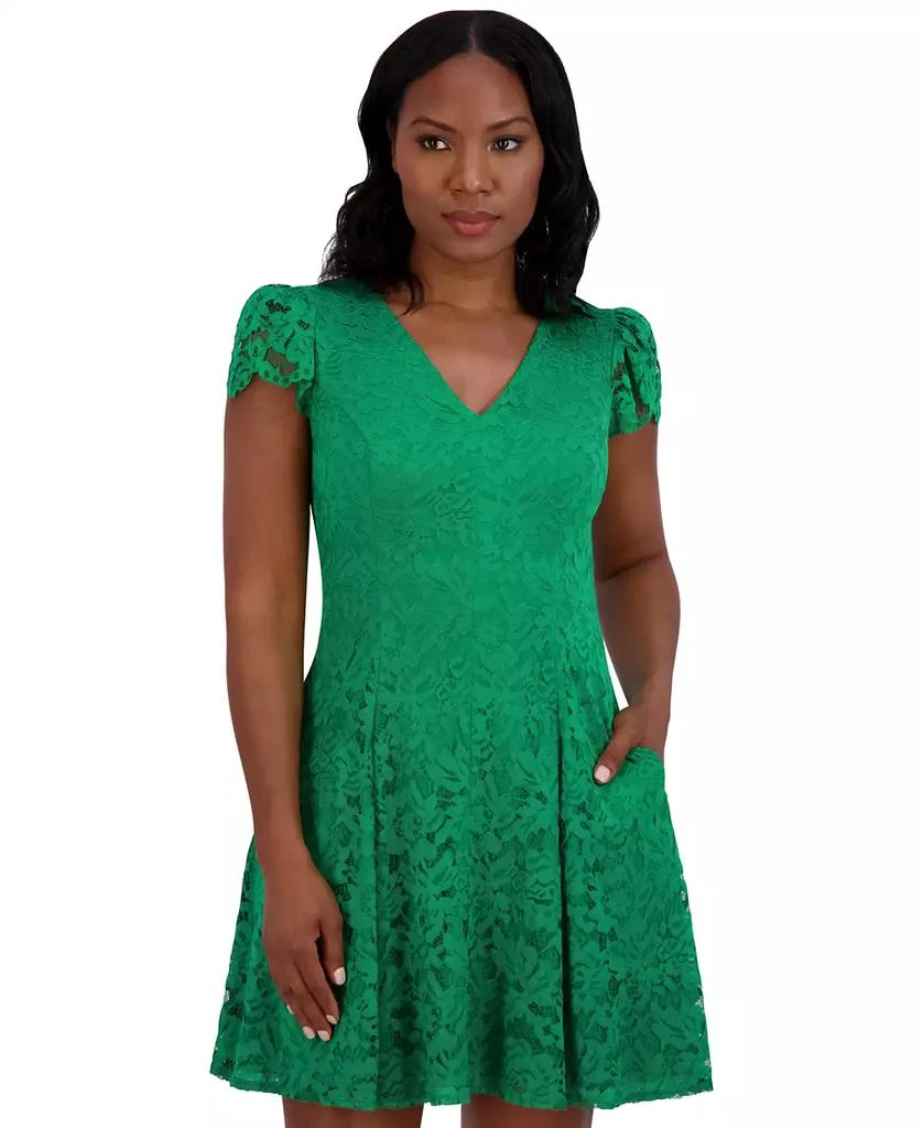 green emerald velvet dress Wedtrnd Women Green High Low Square Neck Asymmetrical Lace Junior Bridesmaid Dress Wedding Guest Dress, Green / J8
