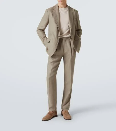 Brunello Cucinelli Woven suede penny loafers 2