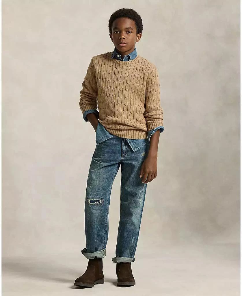 Ralph Lauren Big Boys Cable Knit Sweater 4