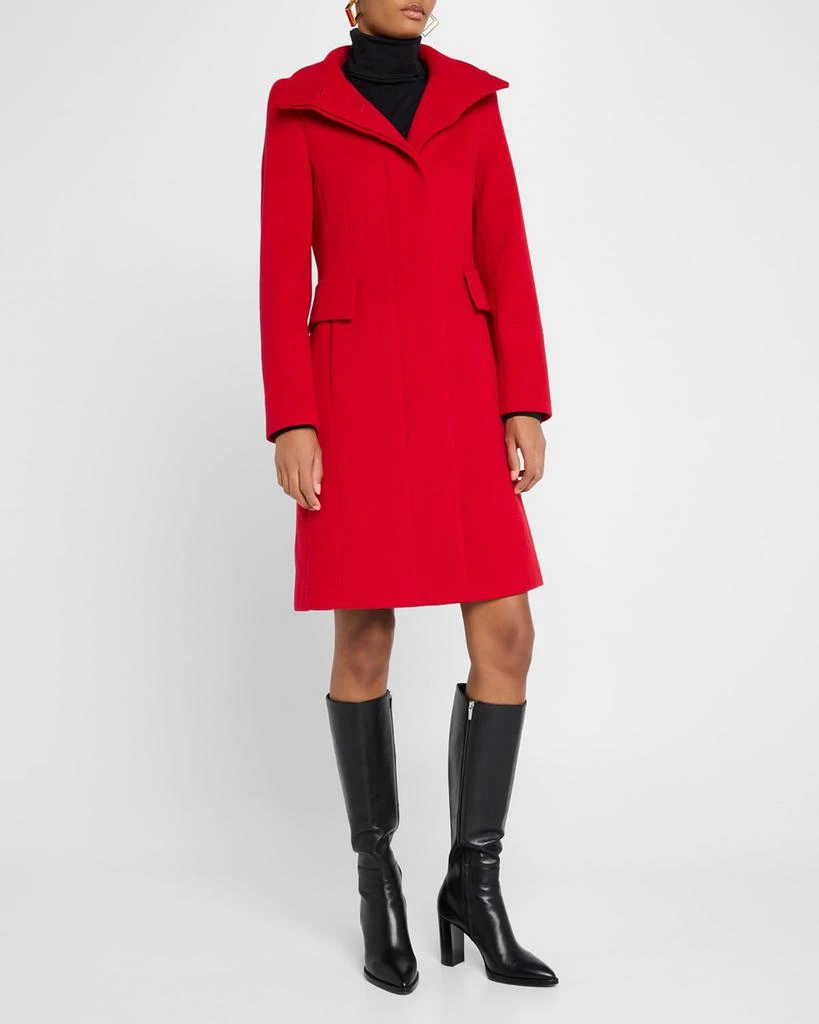 Akris Duffle Knee-Length Wool Coat 3