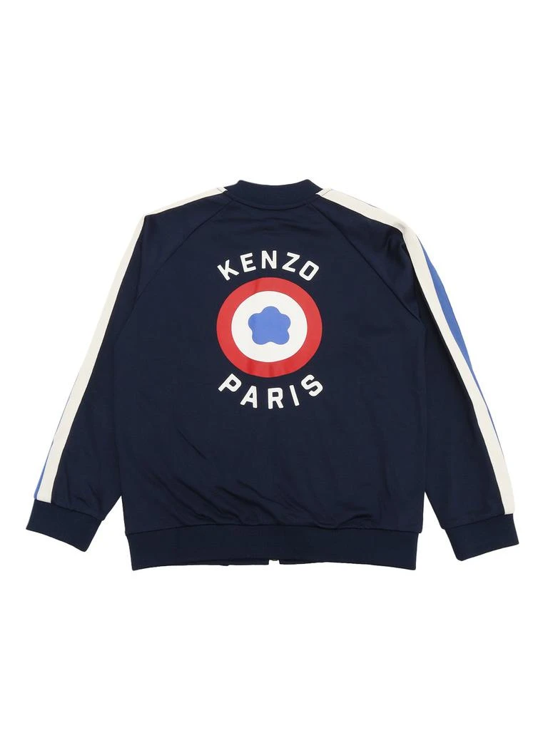 Kenzo Kenzo Kids Logo Printed Zipped Jacket 2