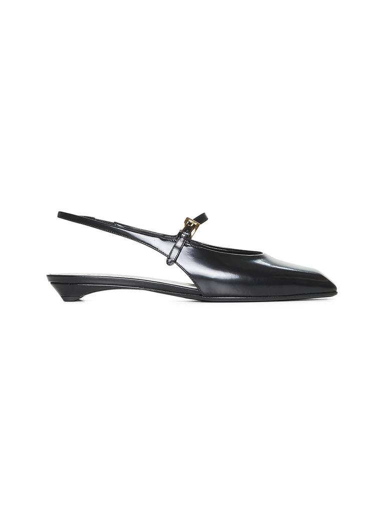 PRADA CALZATURE PRADA CALZATURE | Black leather slingback ballerinas | Women | 36