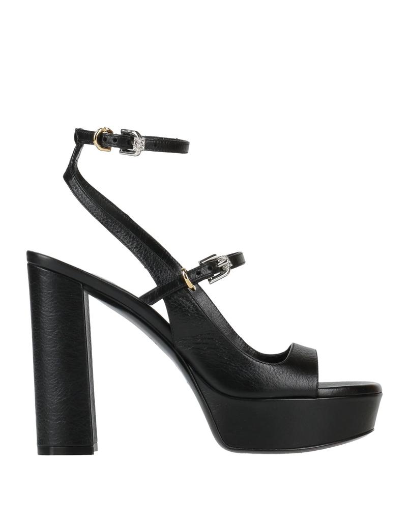 サンダル・ミュール GIVENCHY STITCH LEATHER SANDALS GIVENCHY Stitch crystal-embellished leather sandals | NET-A