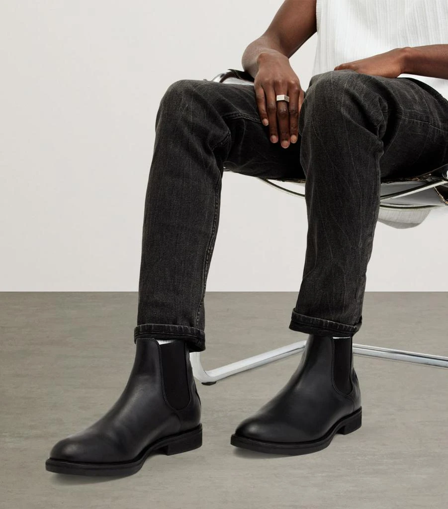 ALL SAINTS Leather Creed Chelsea Boots 7