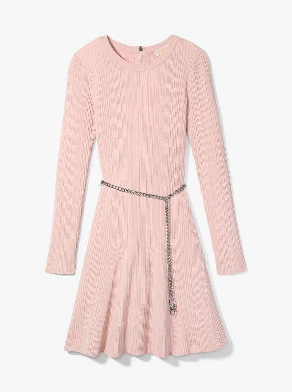 Michael Kors Stretch Knit Belted Dress 3