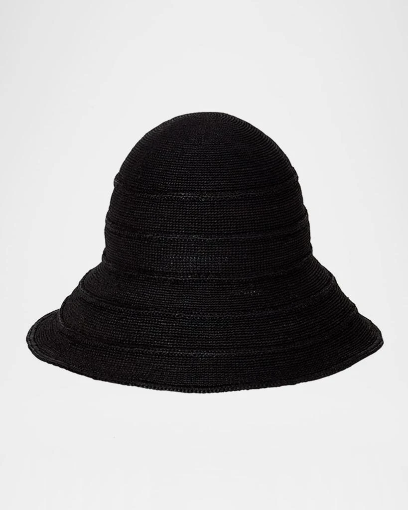 Janessa Leone Zeke Straw Bucket Hat 1