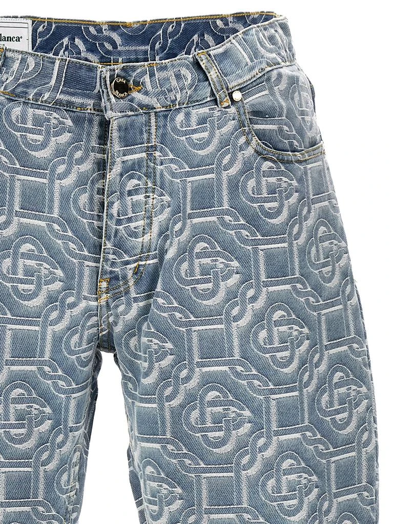 Casablanca All Over Logo Jeans 3