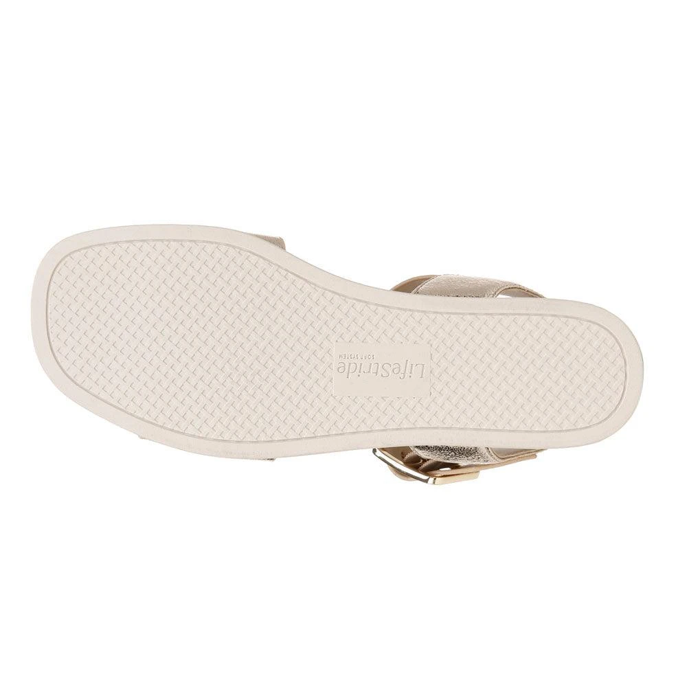 LifeStride Gillian Metallic Platform Sandals 5