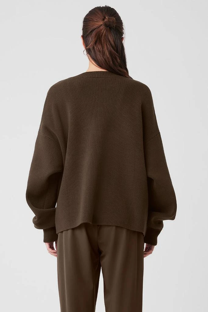 Alo Scholar Cardigan Sweater - Black 2