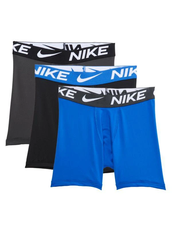NIKE Boy's 3-Pack Logo Boxer Briefs 1