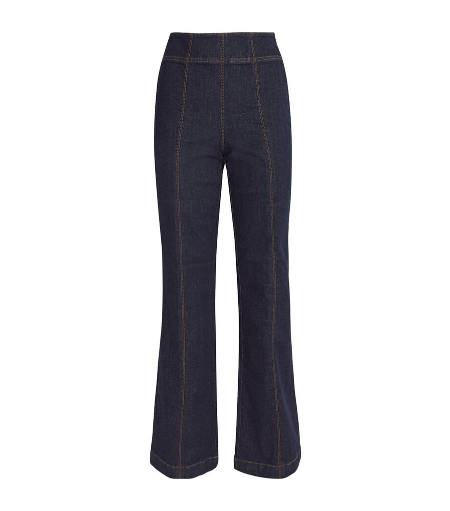 ME+EM Kick Flare Travel High-Rise Jeans