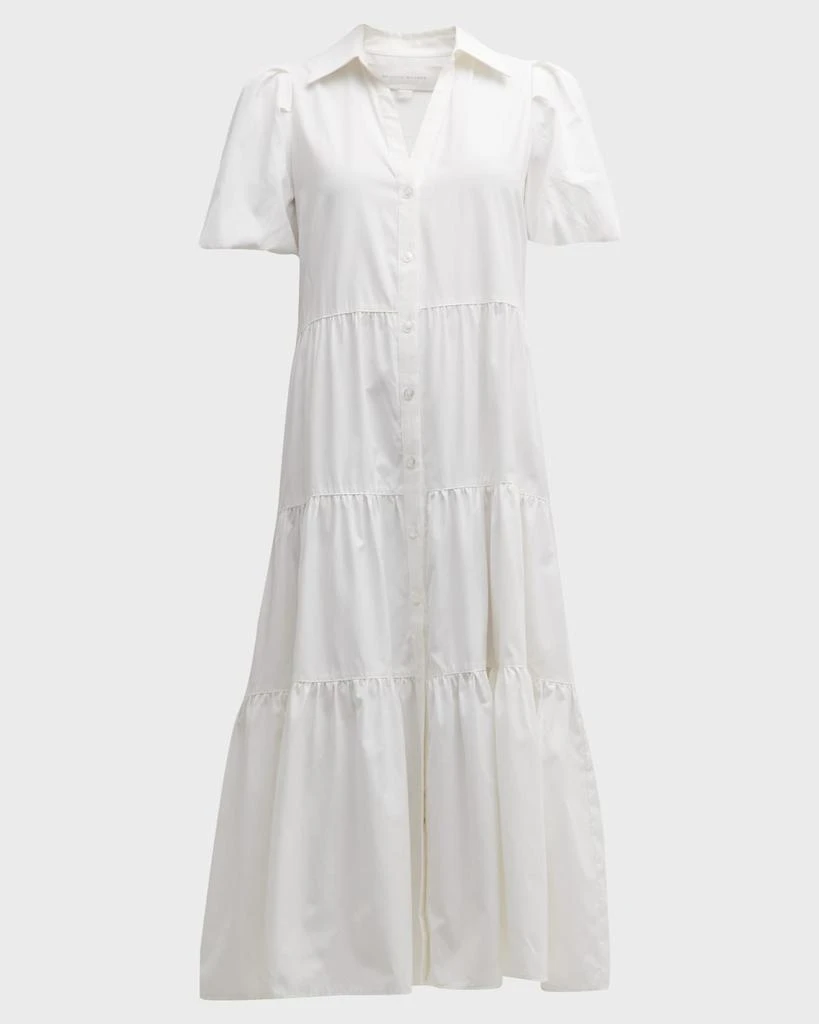 Brochu Walker Havana Tiered Puff-Sleeve Shirtdress 1