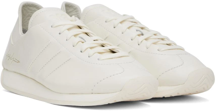 Y-3 White Country Sneakers 4