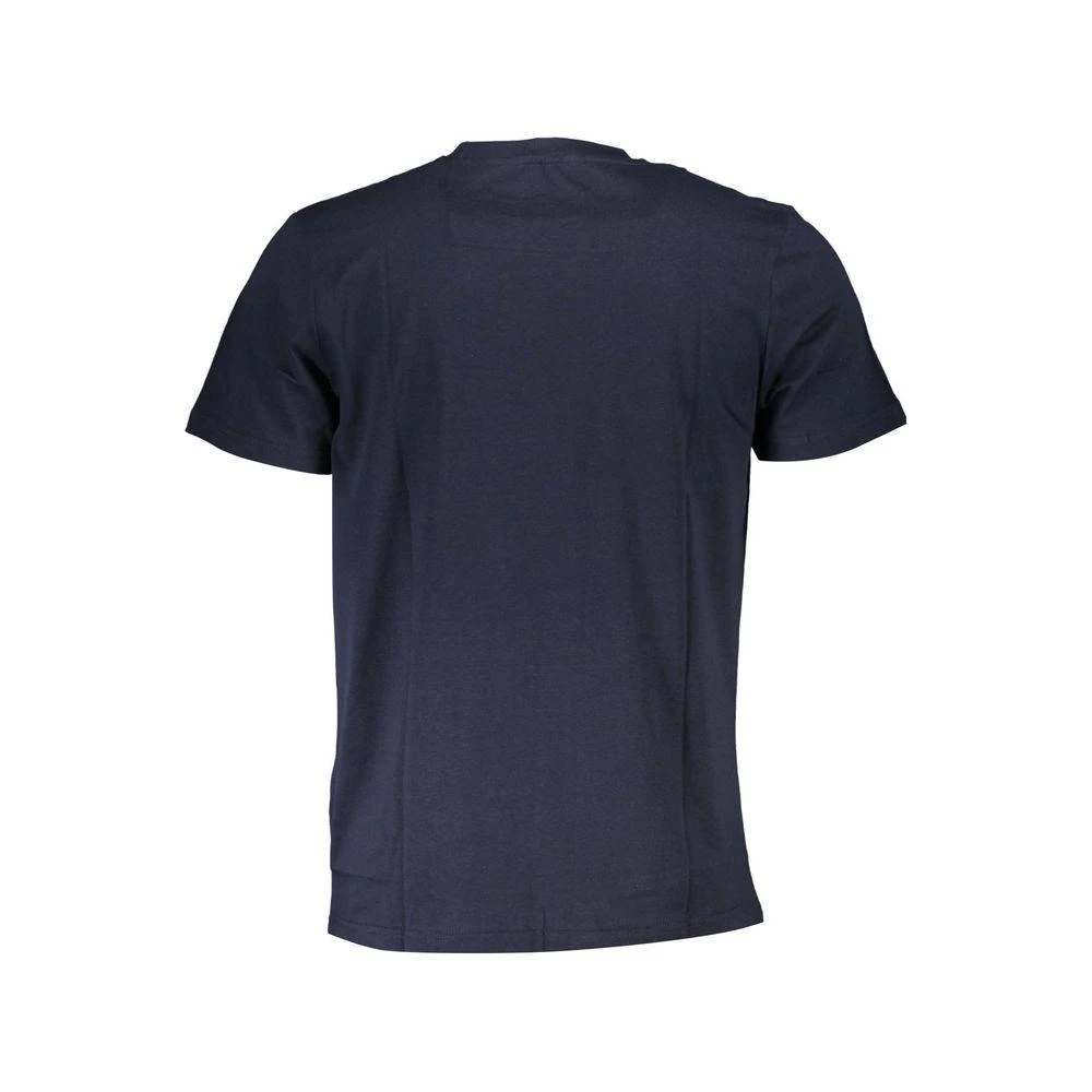 cavalli CLASS Cavalli Class Blue Cotton T-Shirt 2