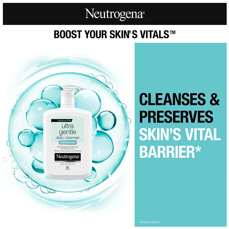 Neutrogena Ultra Gentle Daily Face Wash For Sensitive Skin 3