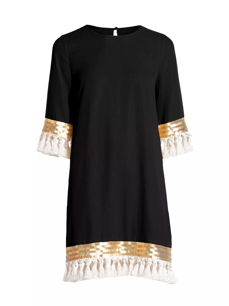 Mestiza New York Shimmy Tassel A-Line Dress