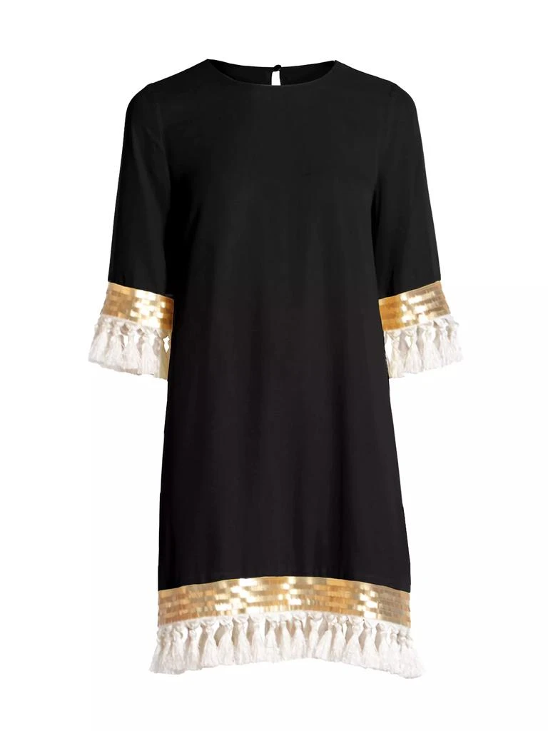 Mestiza New York Shimmy Tassel A-Line Dress 1
