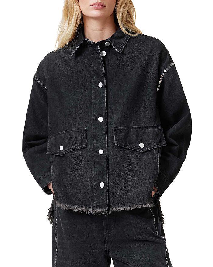 ALL SAINTS Hettie Stud Denim Jacket