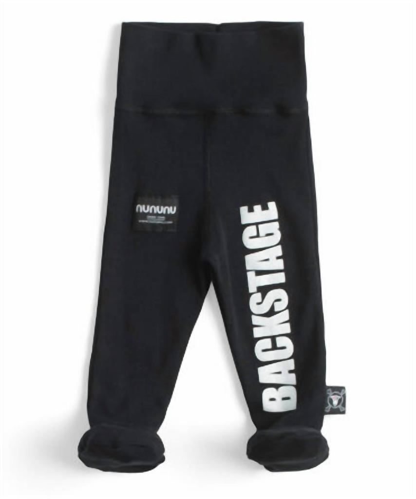 Nununu Nununu - Boy's Backstage Footed Leggings