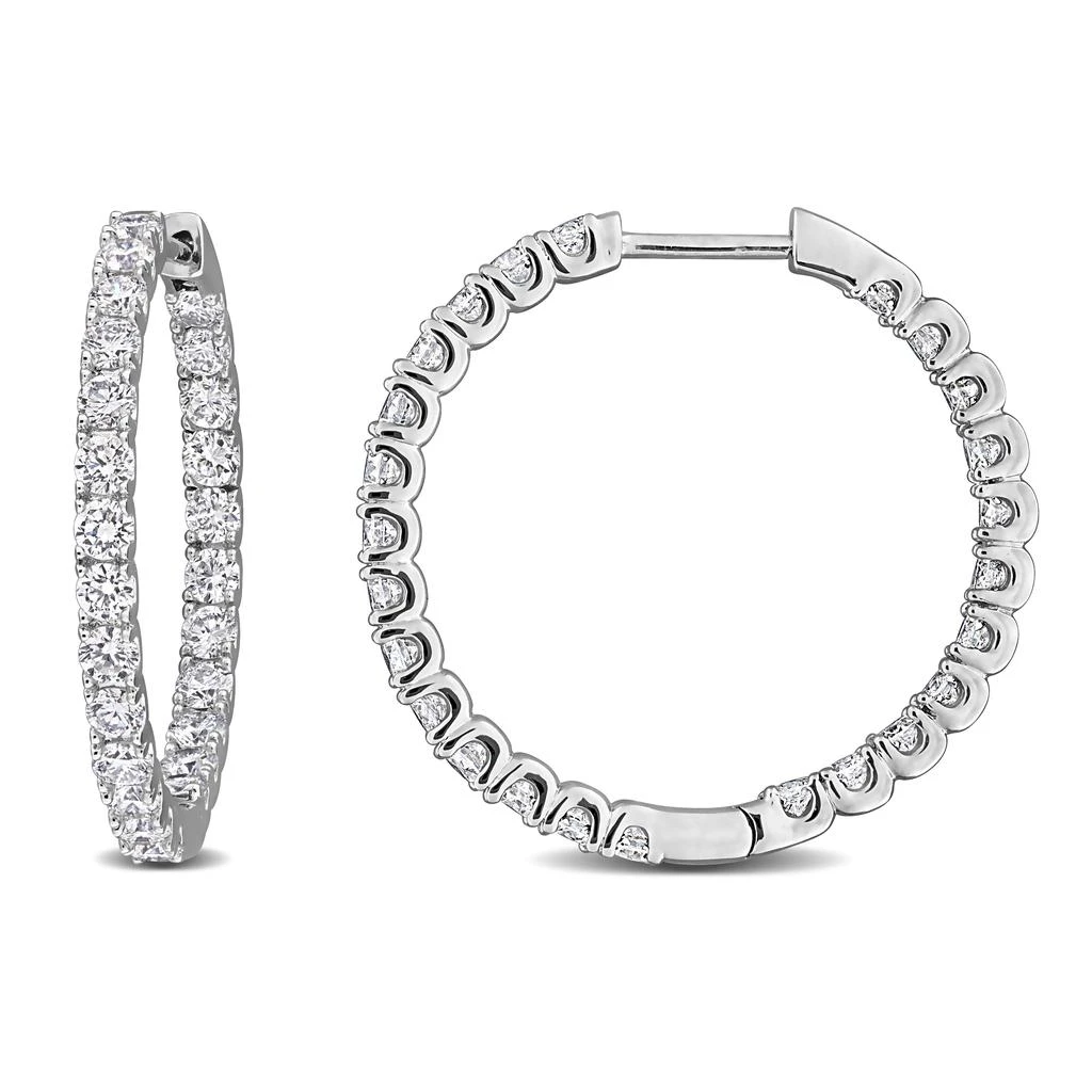 Mimi
Max Created Forever 2ct TW Lab-Grown Diamond Hoop Earrings Sterling Silver