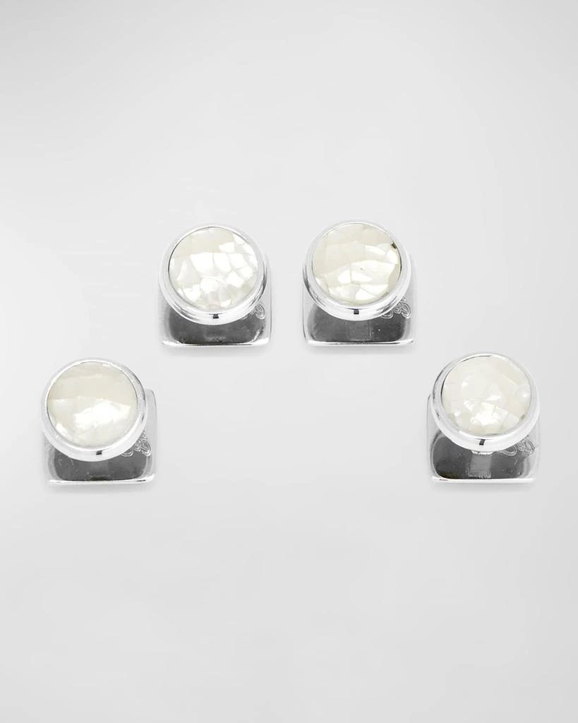 Shop Men's Mosaic Mother-of-Pearl Shirt Studs on Sale at
