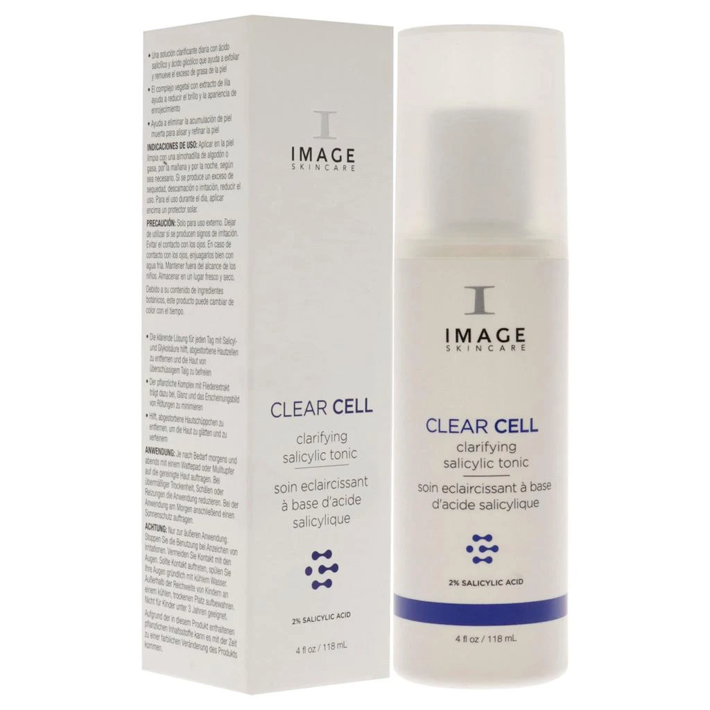 IMAGE Clear Cell Salicylic Clarifying Tonic by  for Unisex - 4 oz Tonic 3