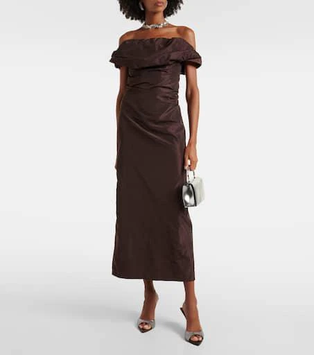 Staud Andrea off-shoulder maxi dress 2