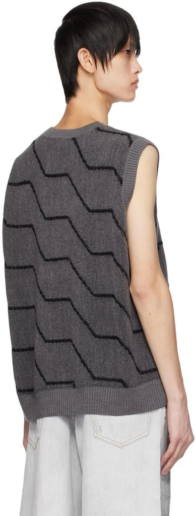 A PERSONAL NOTE 73 Gray Jacquard Vest 3