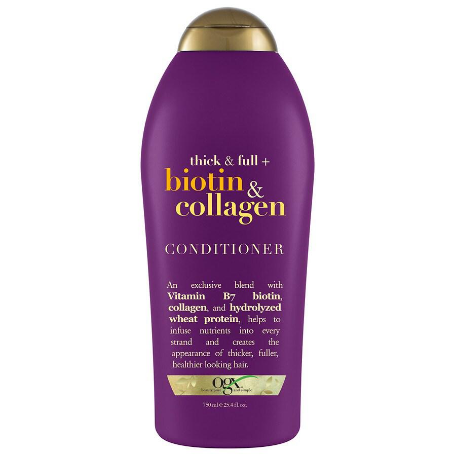 OGX Thick & Full + Biotin & Collagen Volume Conditioner Bergamot, Jasmine & Vanilla