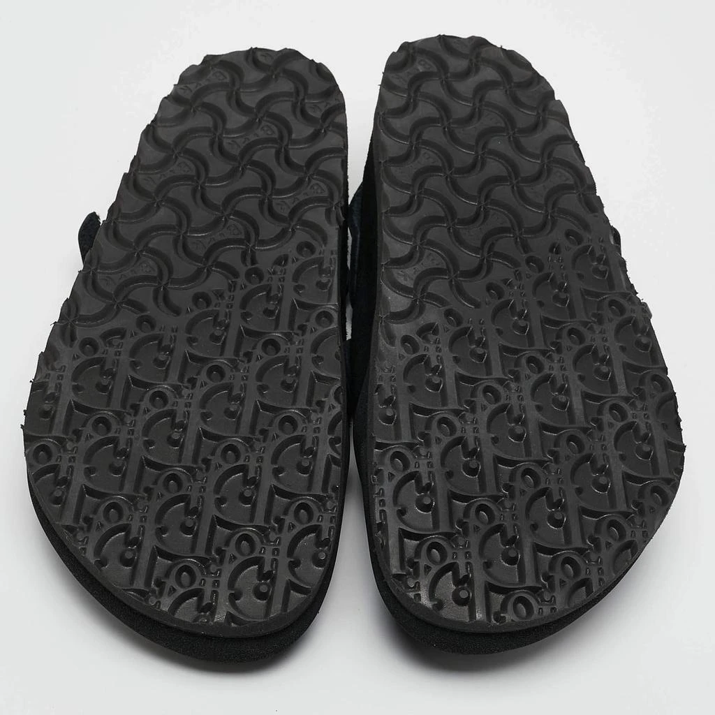 Dior DIOR x Birkenstock Black Suede Tokio Mule Sandals Size 39 6