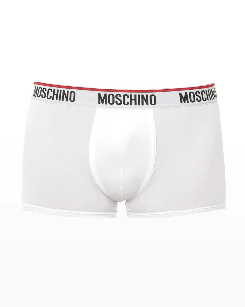 Moschino Men's Logo Waistband Single Boxer Brief 1