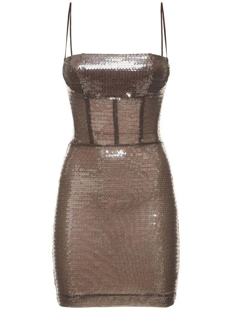 NENSI DOJAKA Kendall Sequined Mini Dress 1