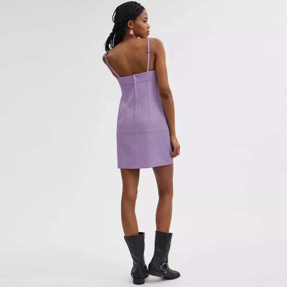 Coach Short Leather Dress 3