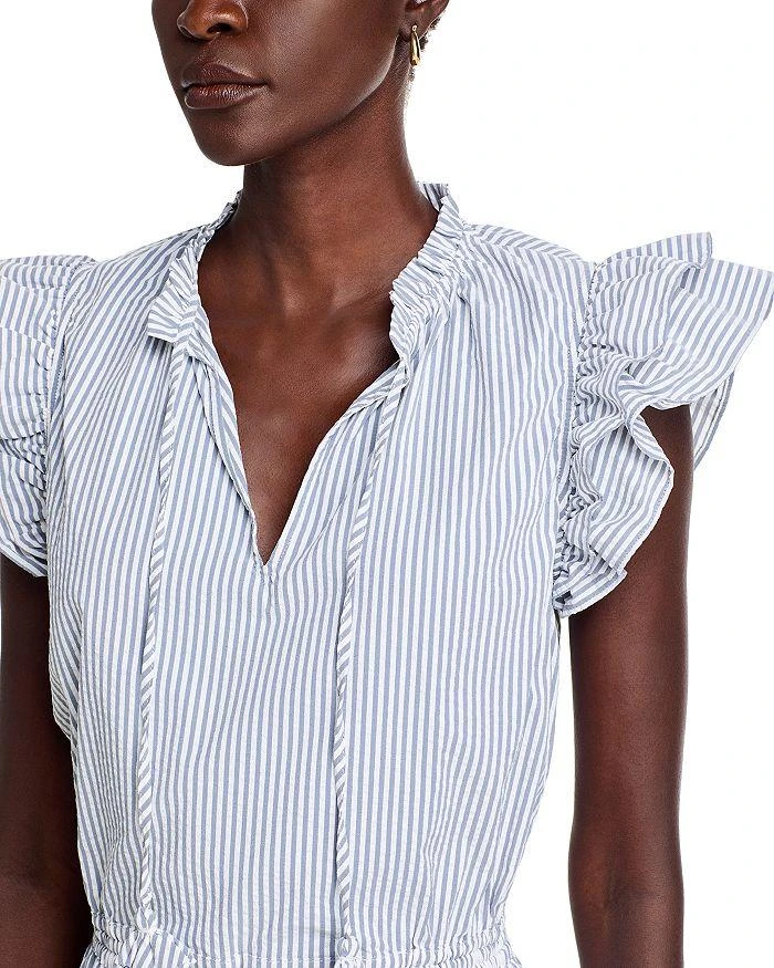 Vineyard Vines Ruffled Seersucker Dress 6