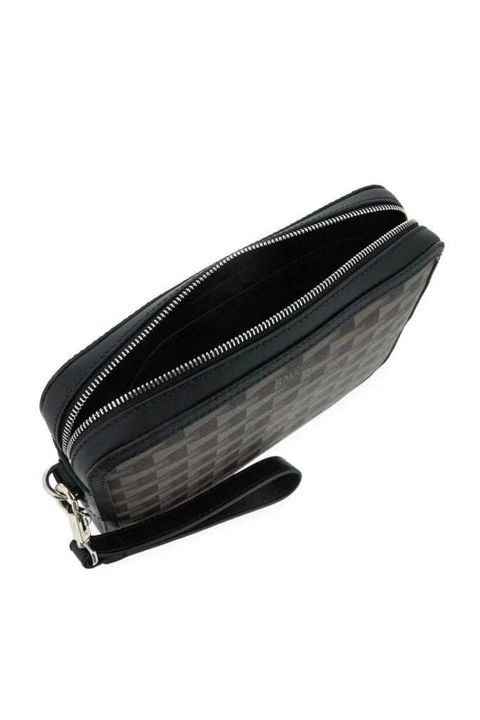 Bally Bally All-Over Pennant Printed Zipped Pouch 4