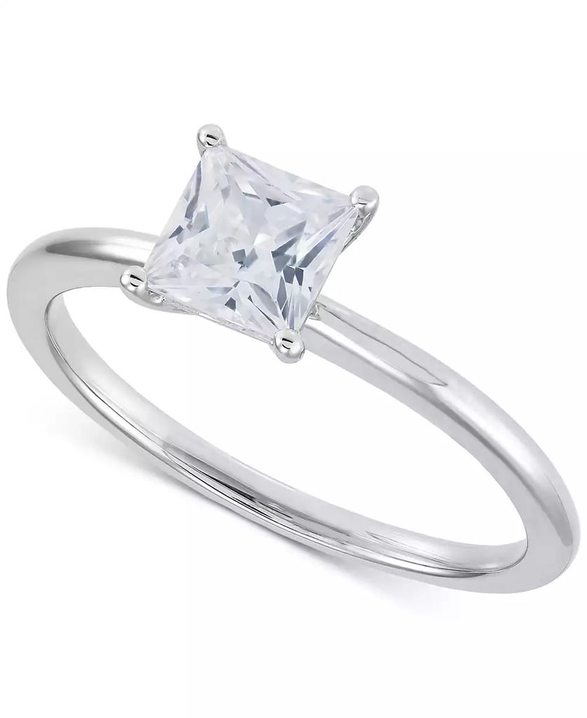 Grown With Love IGI Certified Lab Grown Diamond Princess-Cut Solitaire Engagement Ring (1 ct. t.w.) in 14k White Gold