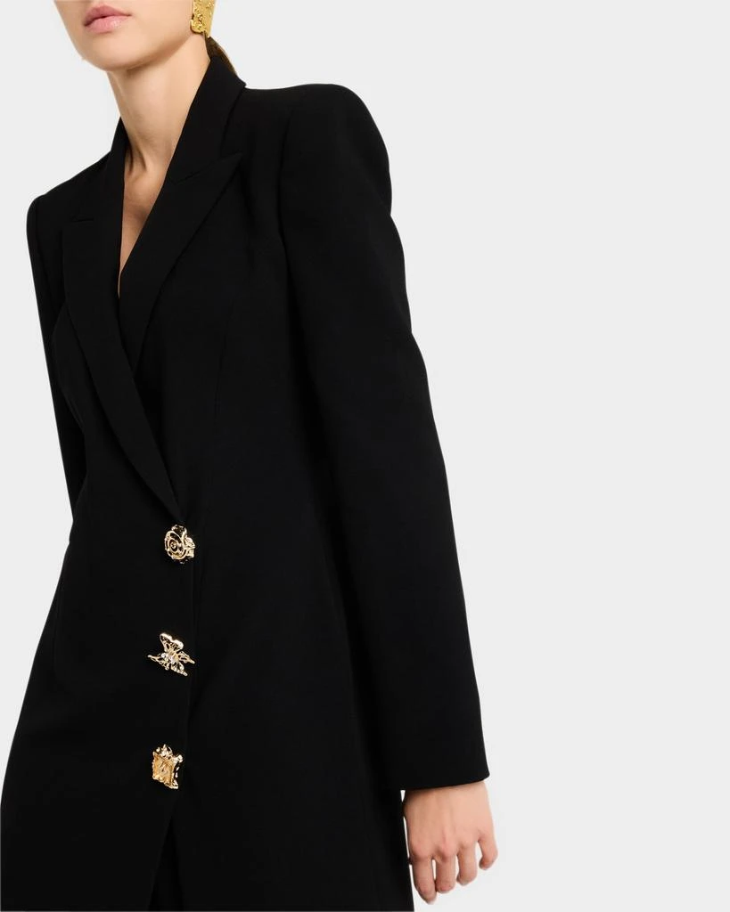 Zuhair Murad Double-Breasted Cady Maxi Tuxedo Dress 5