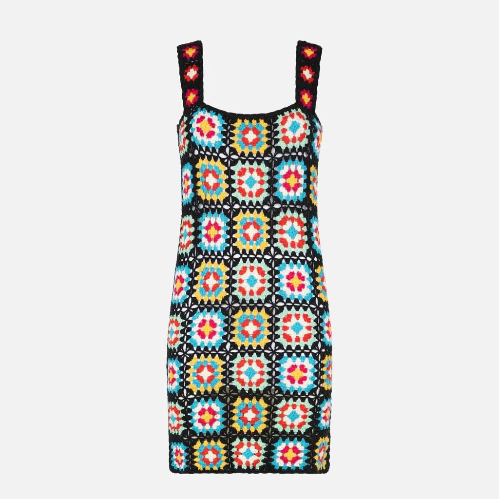 Mc2 Saint Barth Woman Multicolor Crochet Dress 2