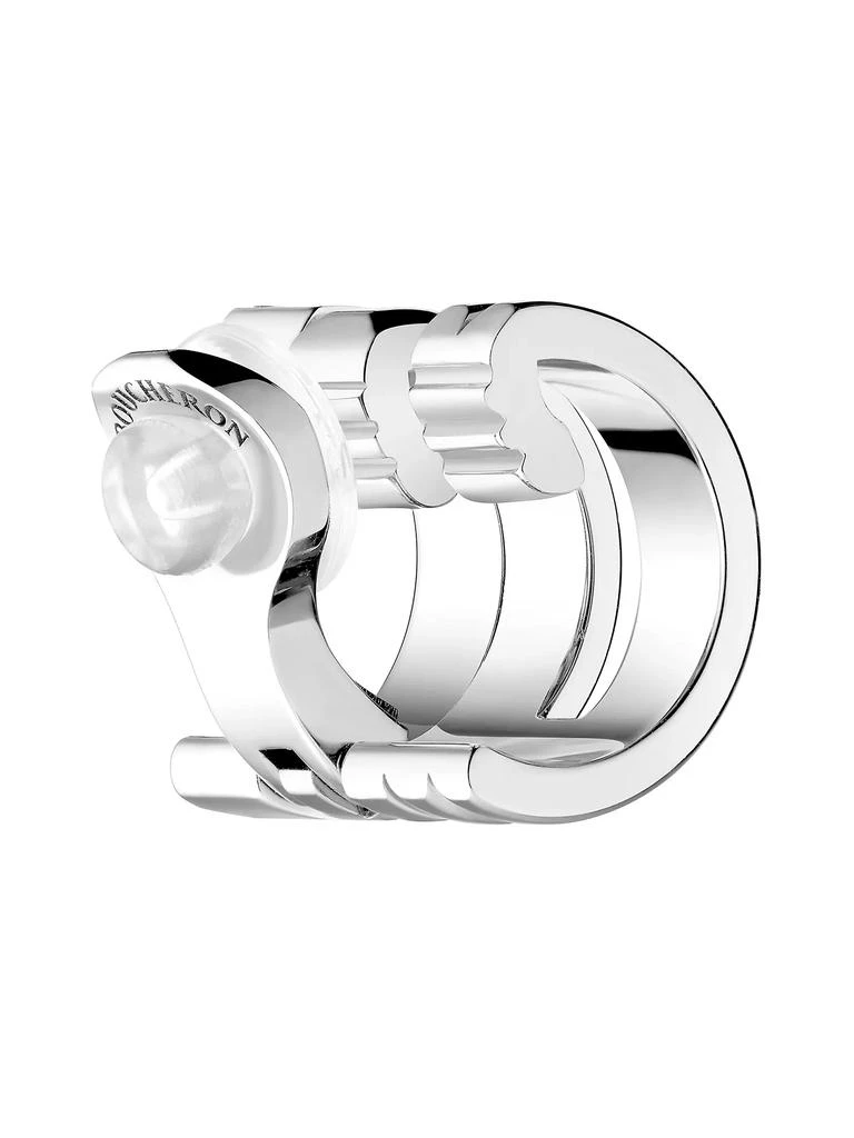 Boucheron Quatre Radiant Edition 18K White Gold & 0.14 TCW Diamond Single Cuff Earring 4