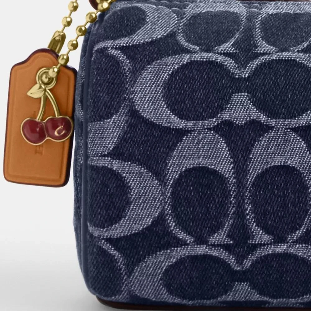 Coach Nolita Barrel Bag In Signature Denim 5