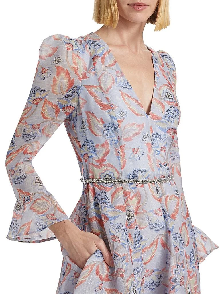 knee length dresses for ladies Elie Tahari The Eden Belted Midi-Dress – VinNews Recommendations main image 1
