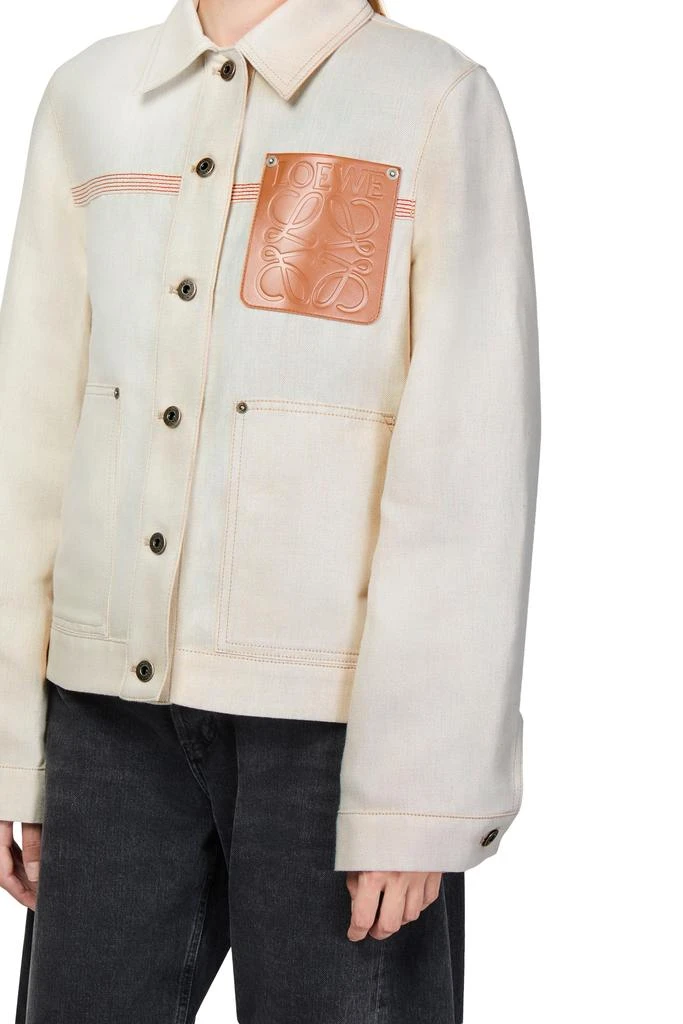 Loewe Workwear jacket in cotton and linen 4