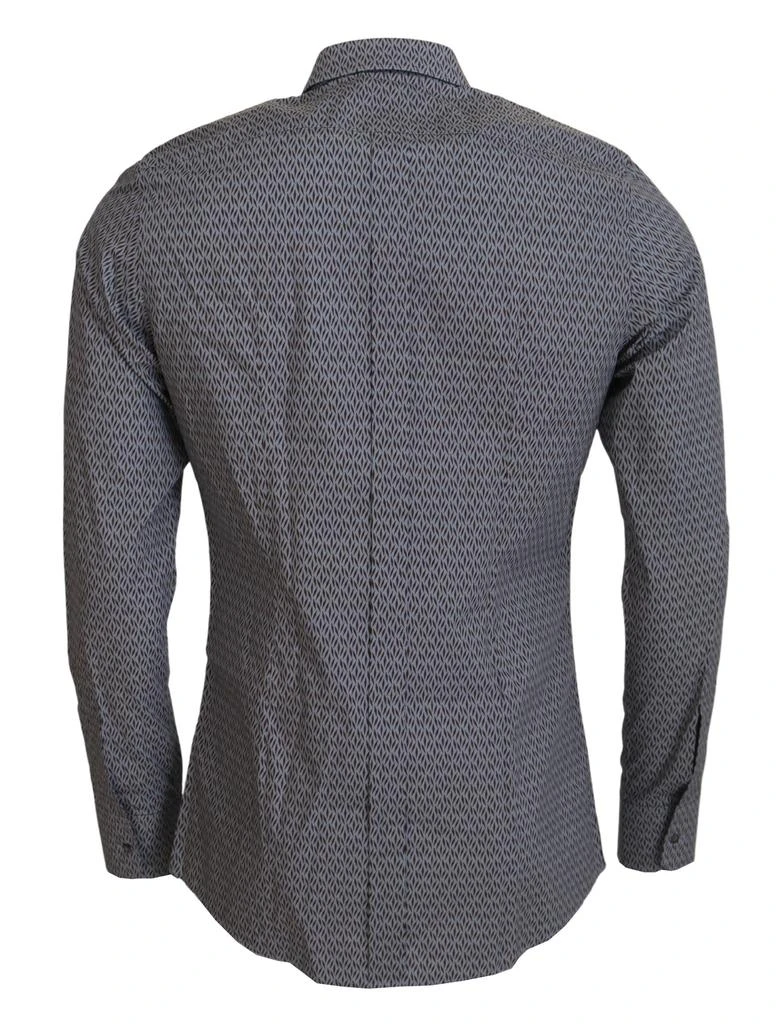 Dolce 
Gabbana Dolce 
Gabbana Gray Brown GOLD Slim Fit Dress Formal Shirt 3
