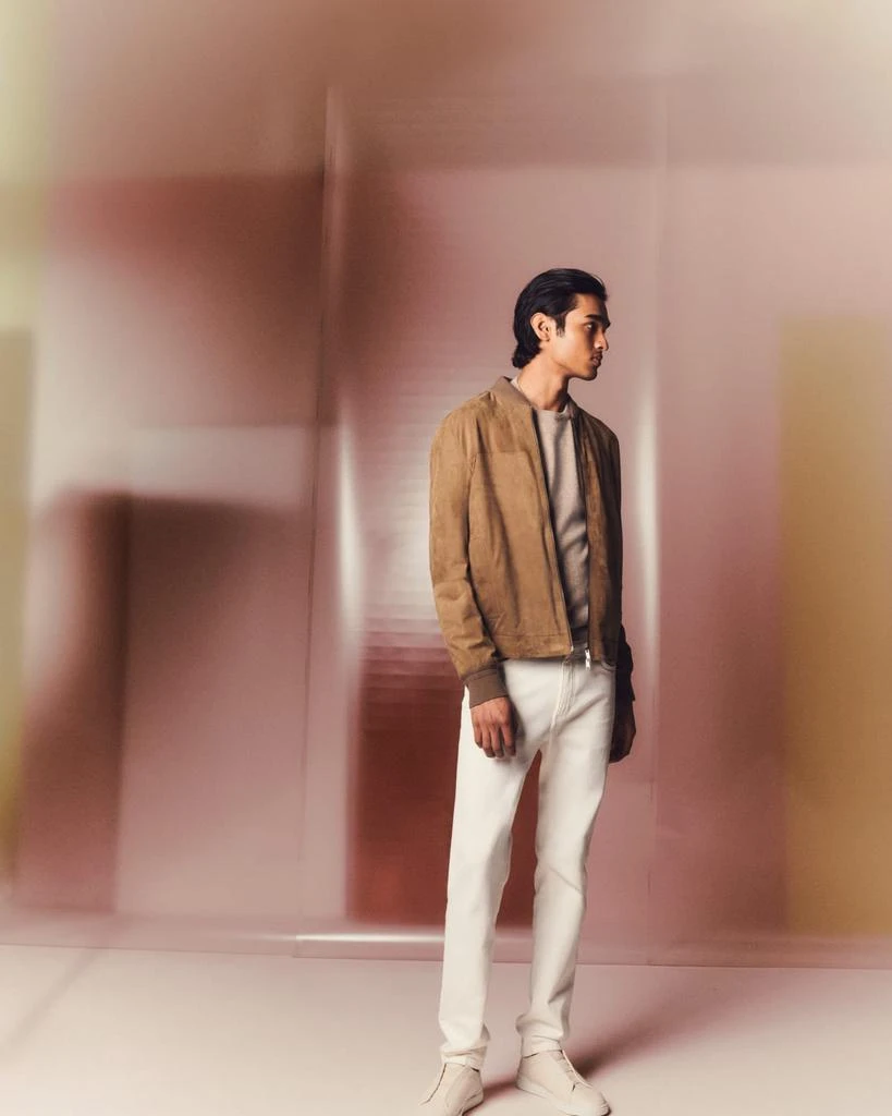 Zegna Men's Solid Oasi Cashmere Sweater 6