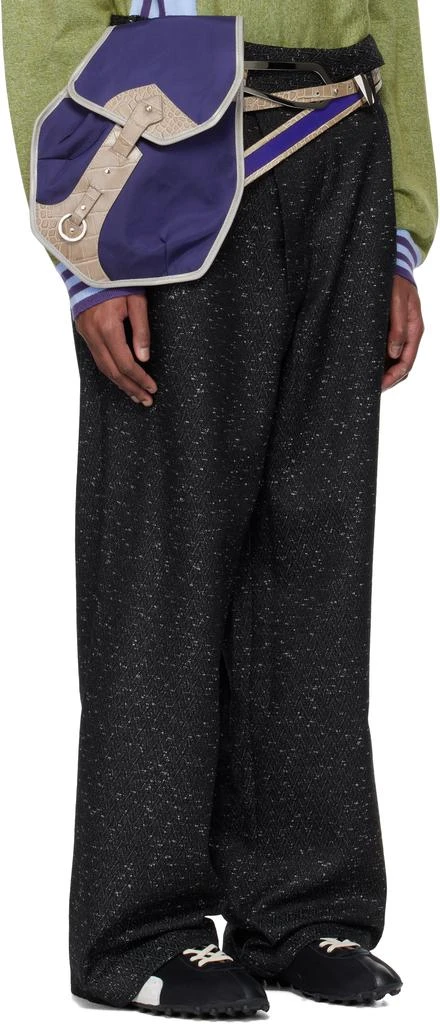 Kiko Kostadinov Black Navin Wide Trousers 2