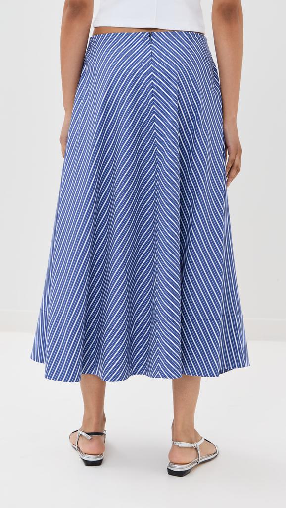 Brandon Maxwell The Knox Low Slung Circle Skirt