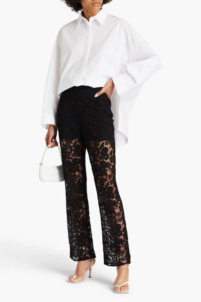 Huishan Zhang Corded lace straight-leg pants 2