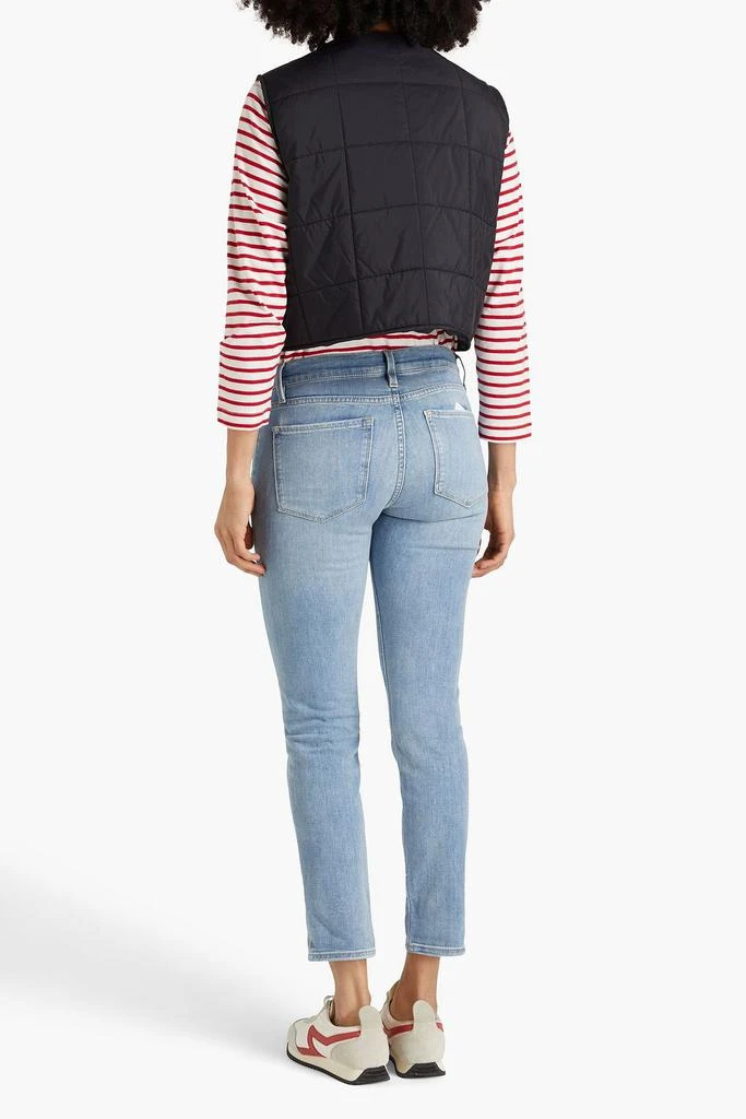 FRAME Le Garcon Slim distressed boyfriend jeans 3